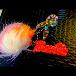 Three piece keychain